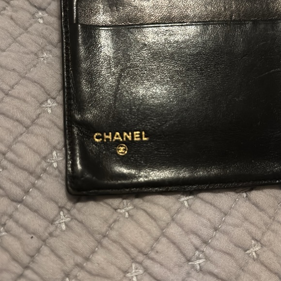 Chanel CC Wallet Large in black Lambskin Leather - Picture 5 of 5